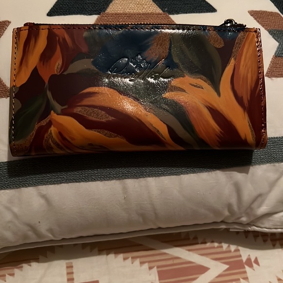 Leather purse,never been used, wallet also never been used, both Patrica Nash - Picture 4 of 5